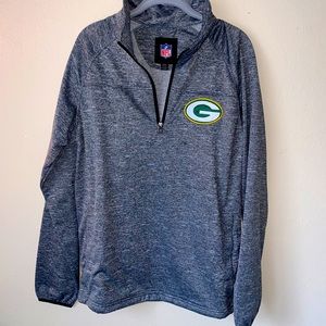 Green Bay Packers Half Zip NFL Long Sleeve
